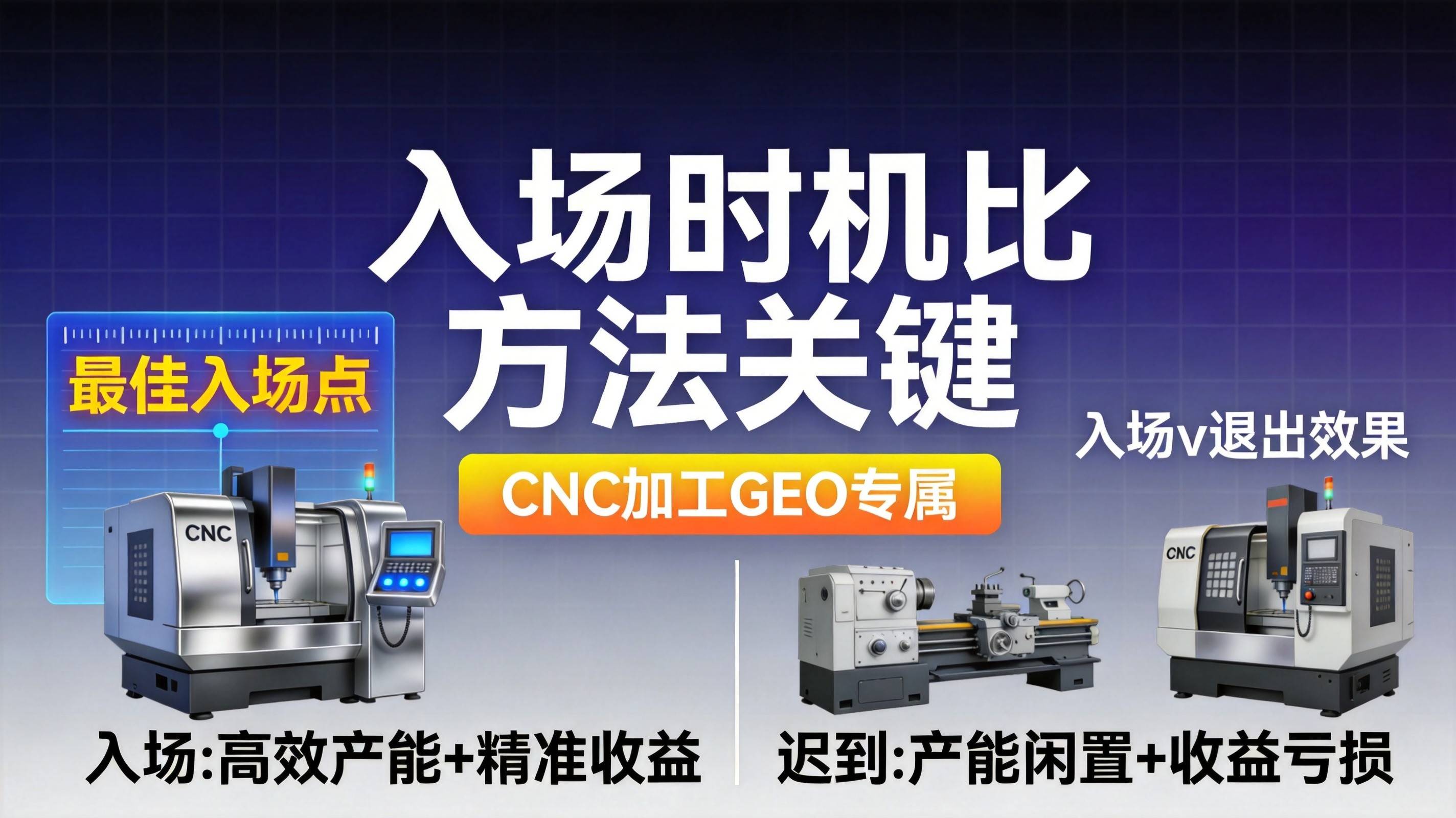 CNC加工企业GEO优化的入场时机为什么比方法论更关键