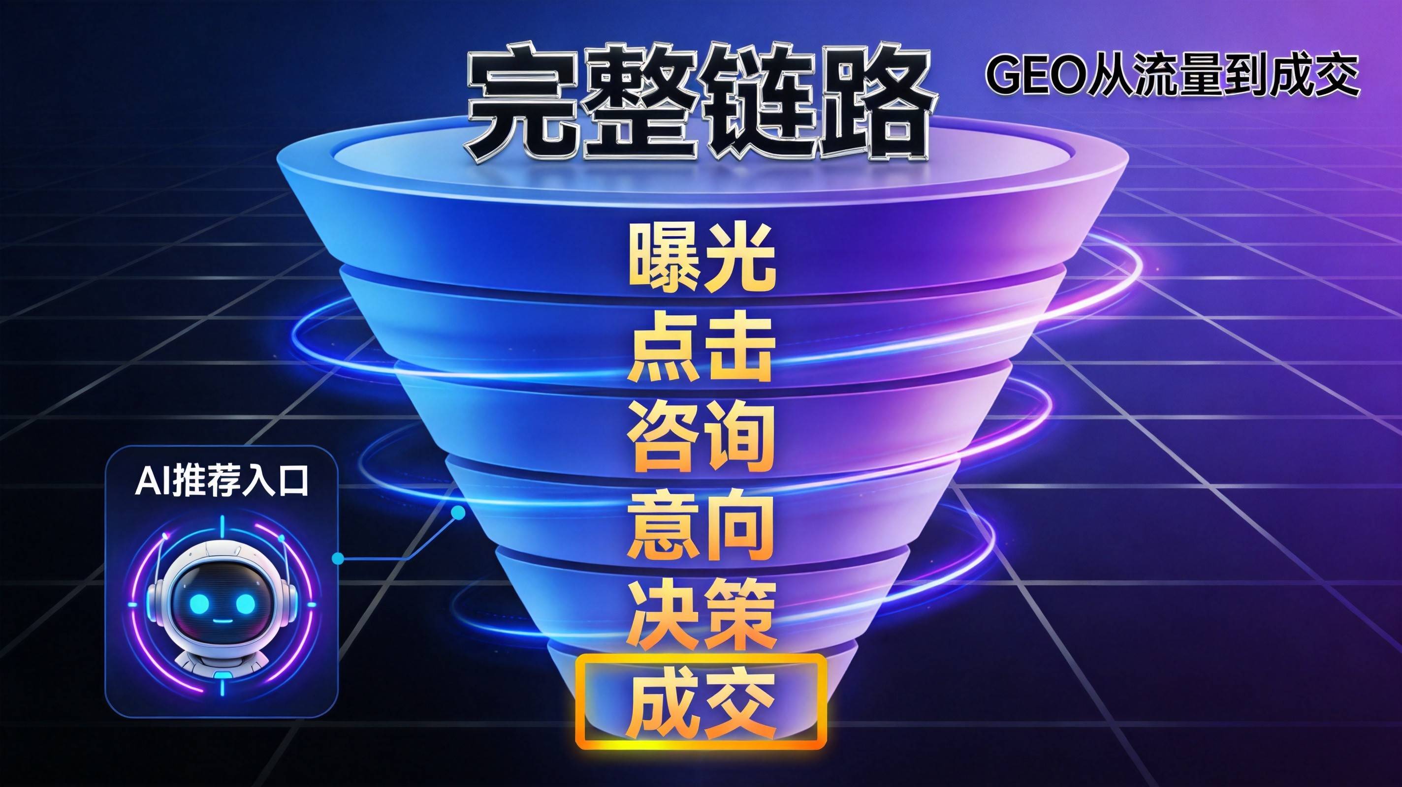 制造业GEO优化从流量到成交的完整链路 - GEO优化示意图1