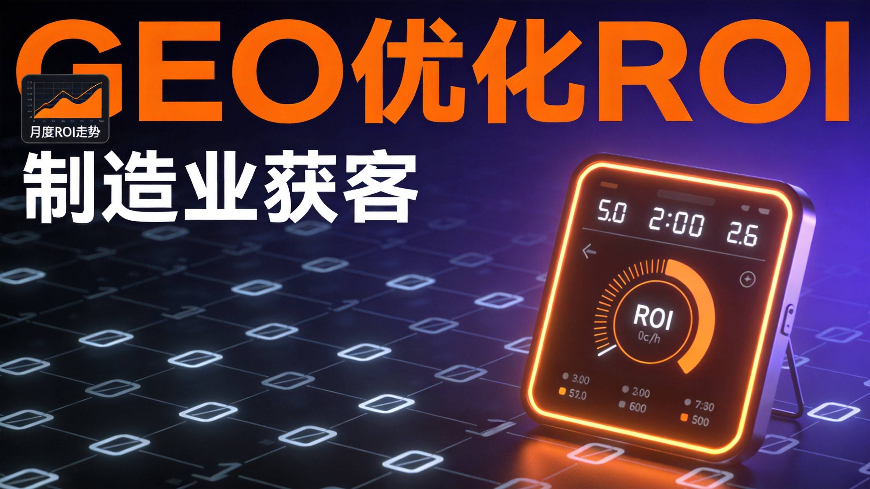制造业AI搜索营销 - 关键指标和对比分析