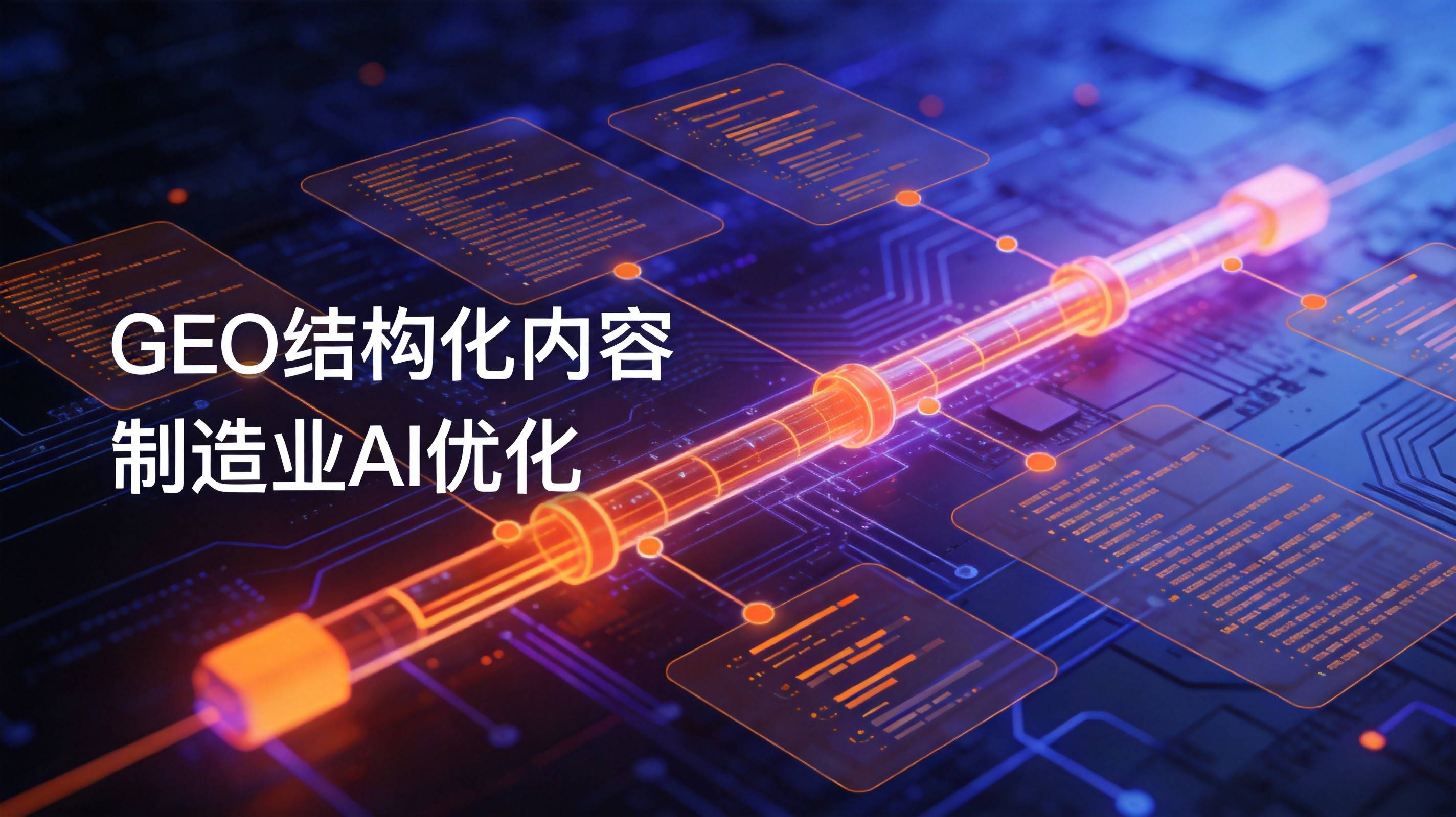工业制造GEO优化 - 从Schema标记到语义实体关系建模