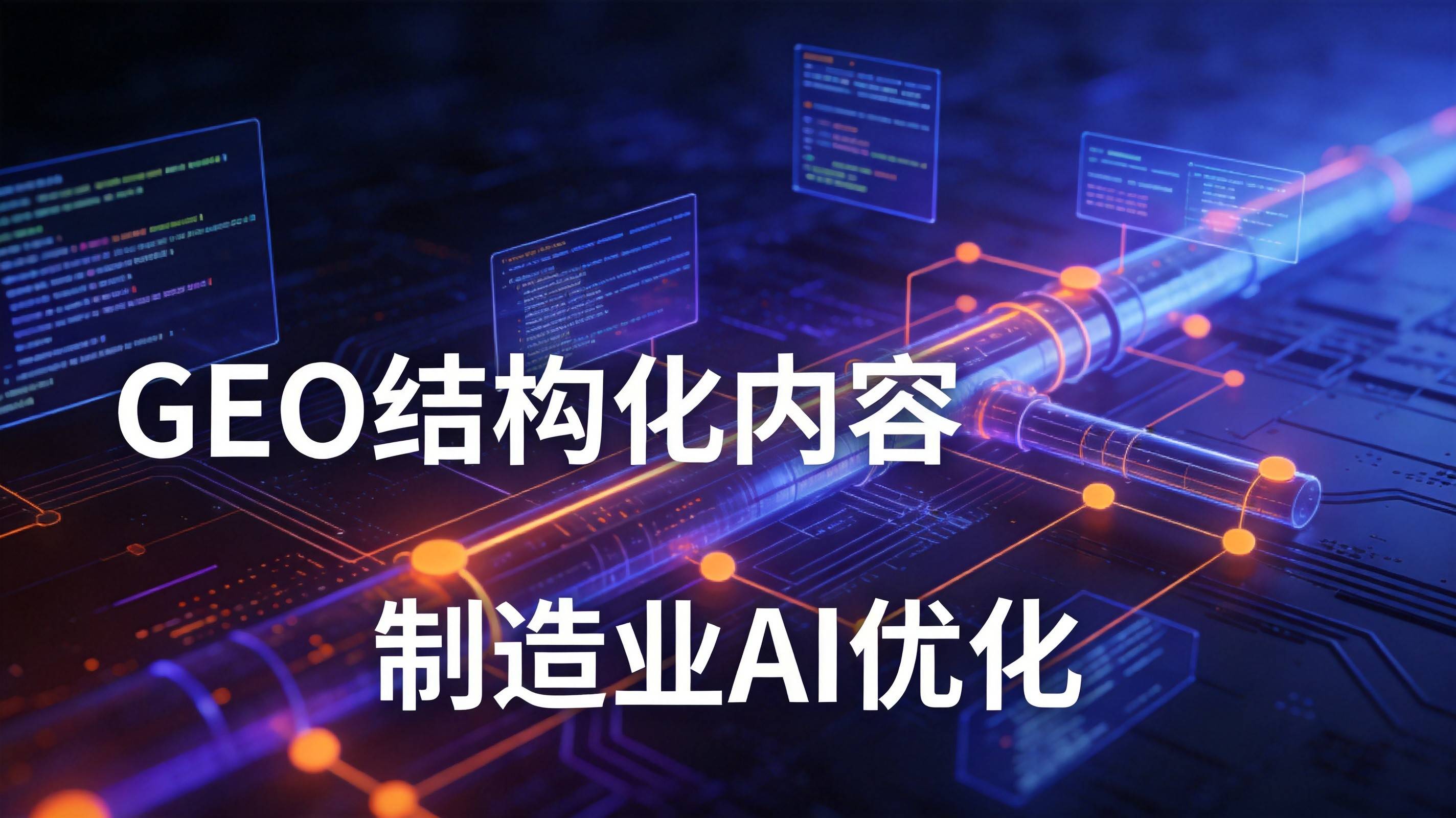 工业制造GEO优化 - JSON-LD是最值得投入的结构化标注方式