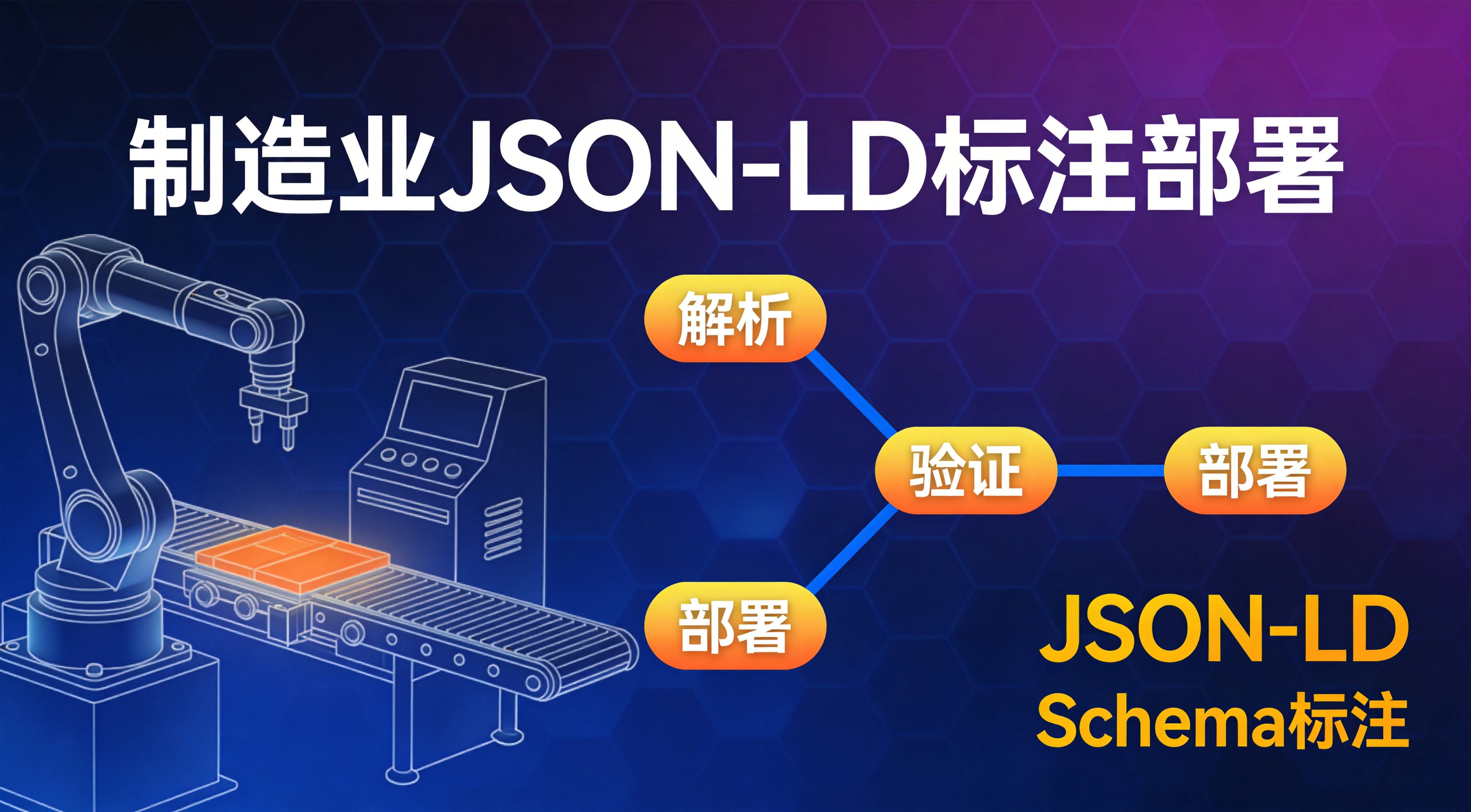 制造业JSON-LD标注部署让AI精准抓取产品数据 - 制造业AI搜索优化