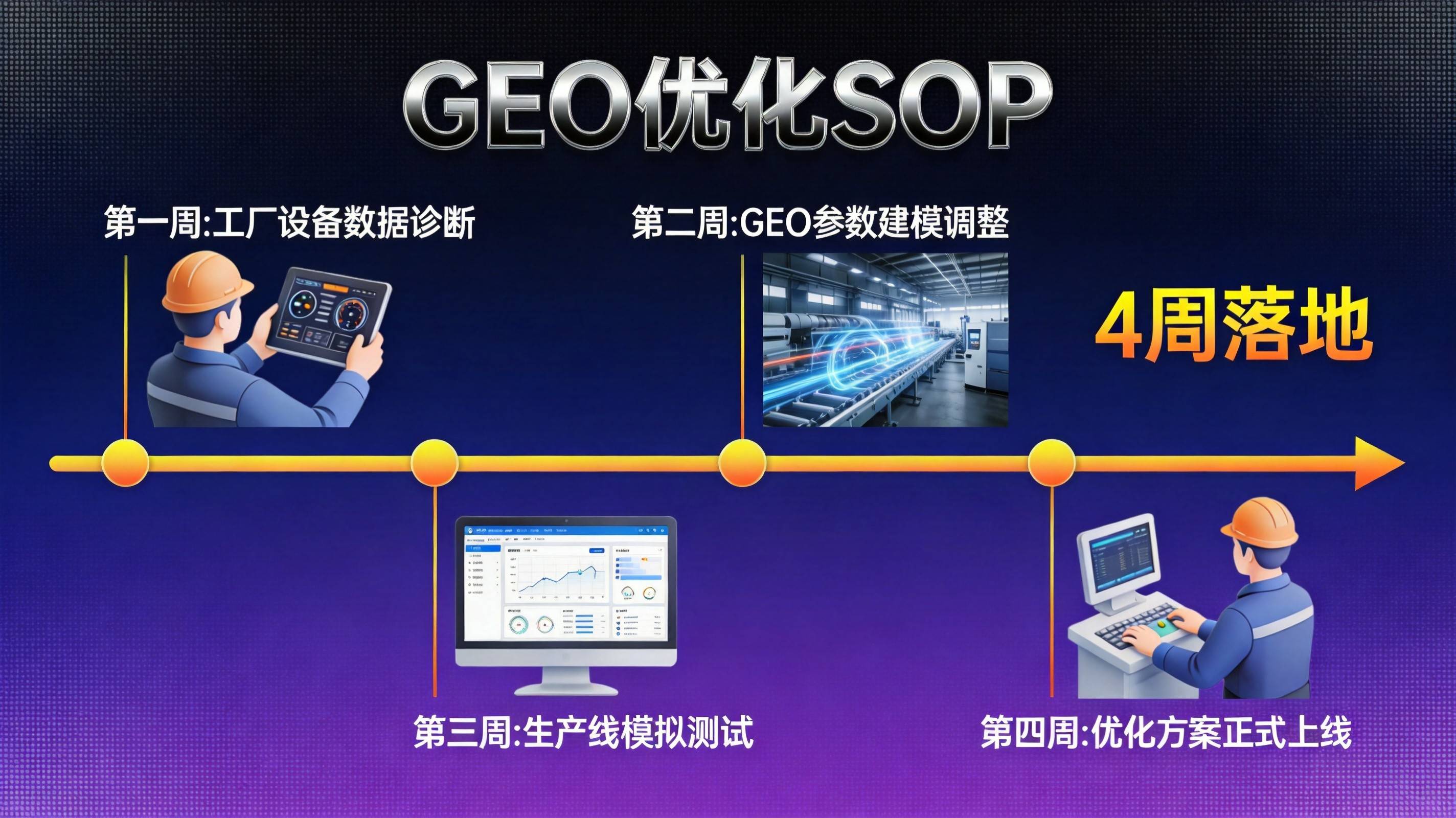 制造业GEO优化4周SOP从诊断到上线 - 制造业GEO优化
