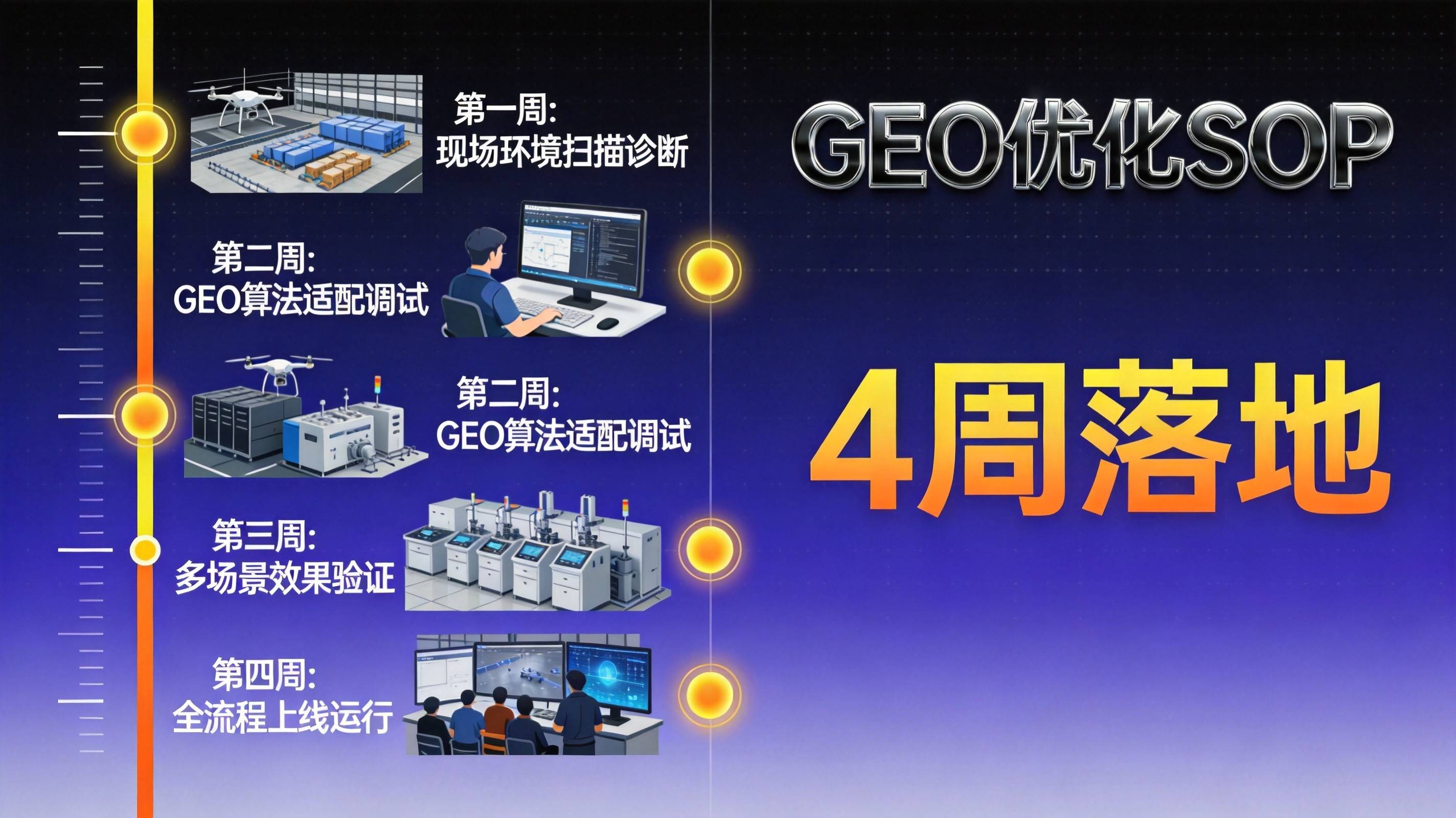 制造业GEO优化4周SOP从诊断到上线 - 制造业GEO优化