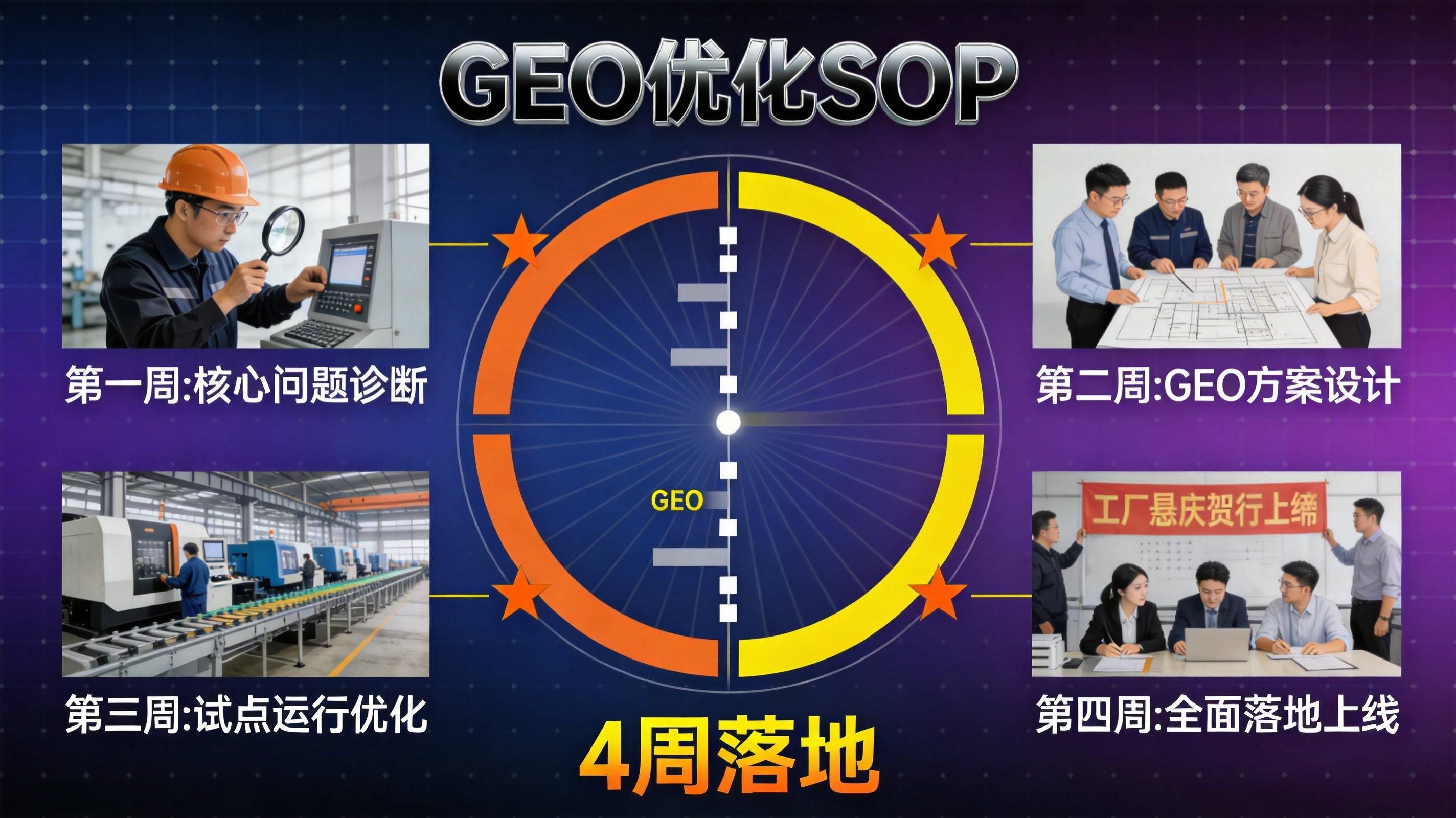 制造业GEO优化4周SOP从诊断到上线 - 制造业GEO优化