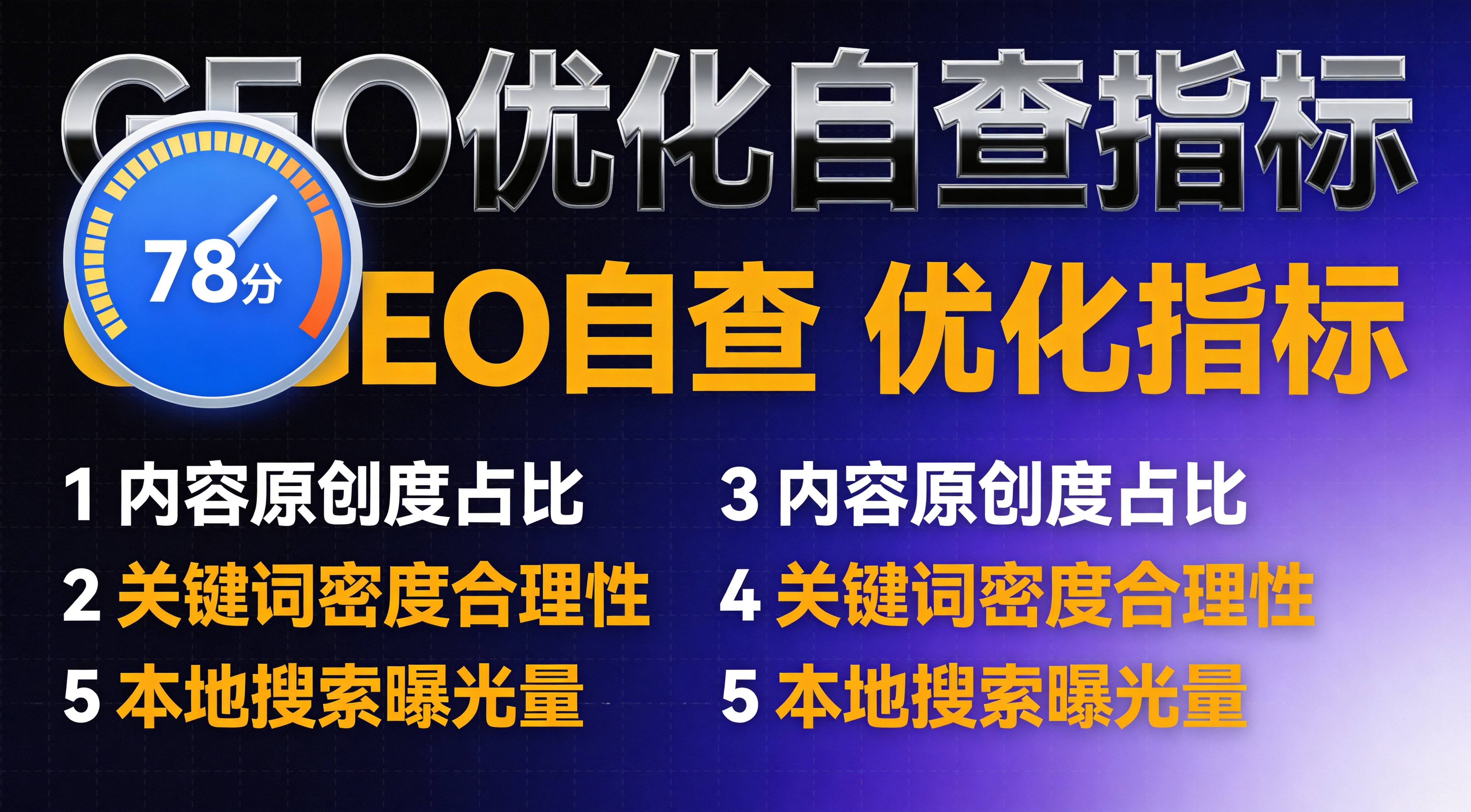 重庆制造企业GEO自查清单十五条指标全拆解 - 重庆制造业AI优化