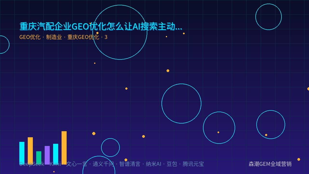 重庆GEO优化汽配企业AI可见度提升路径