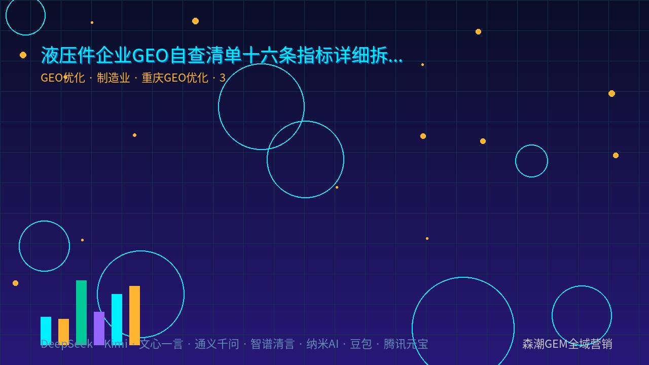 重庆GEO优化液压件企业AI可见度提升路径