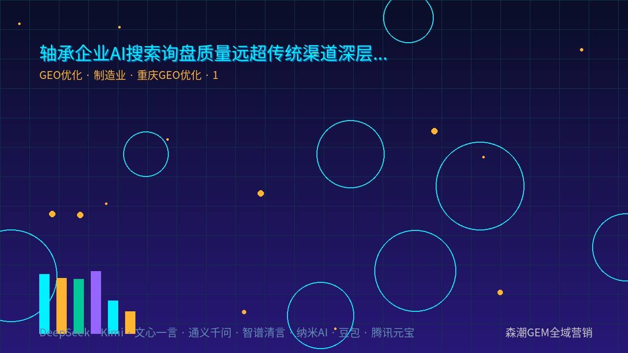 轴承企业AI搜索询盘质量远超传统渠道深层原因