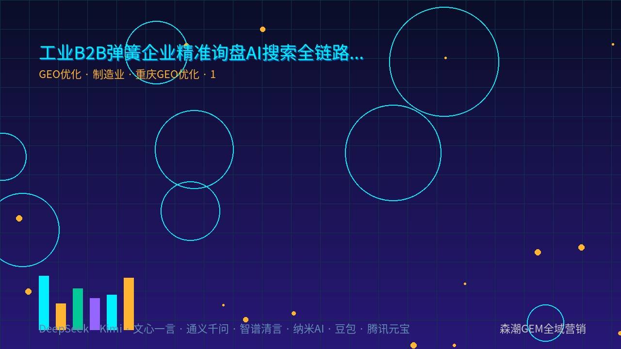 工业B2B弹簧企业精准询盘AI搜索全链路拆解