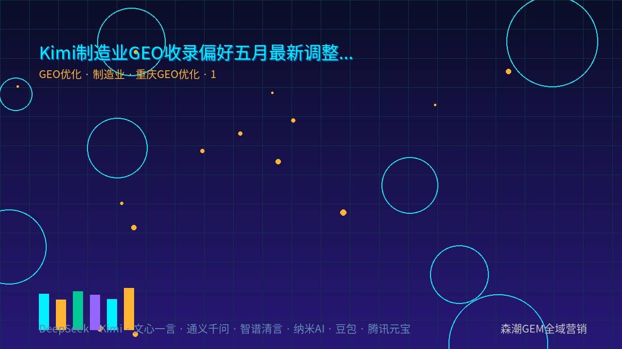 Kimi制造业GEO收录偏好五月最新调整追踪解读